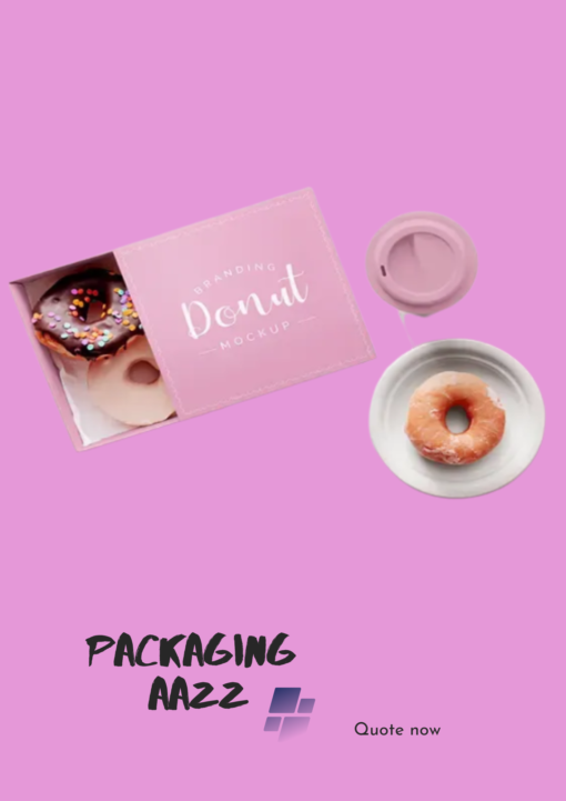 Custom Pink Donut boxes
