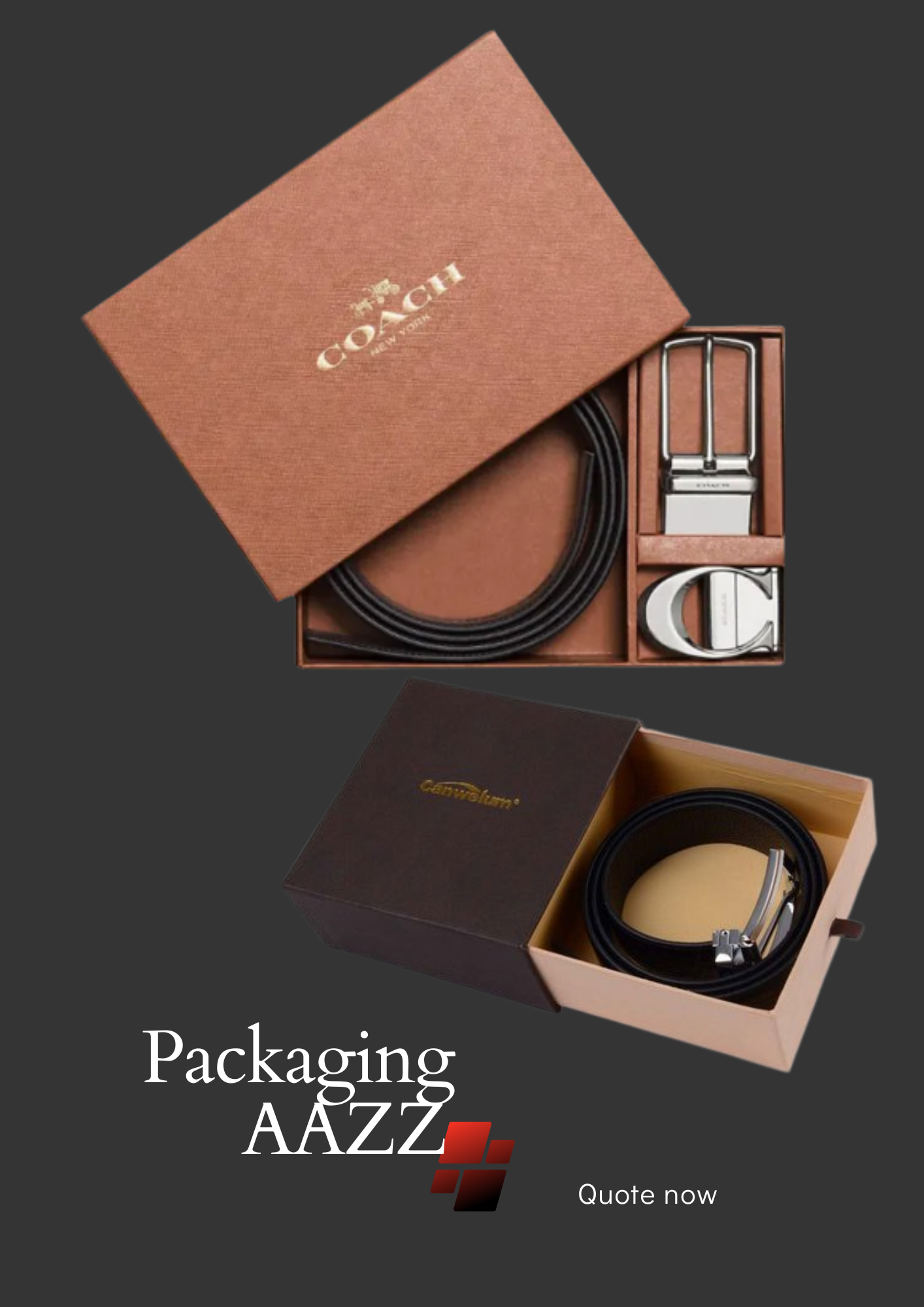 Custom Belt Boxes Wholesale - PackagingAazz.com
