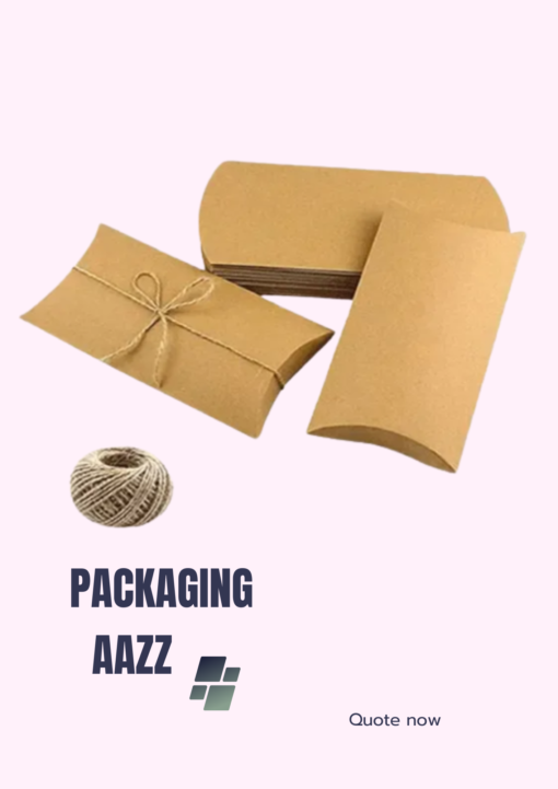 Custom Kraft Pillow Boxes